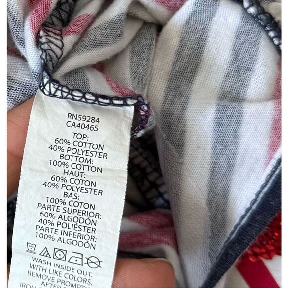 The Children’s Place 2T Girls Americana Sequin Romper - Picture 5 of 5